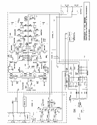Attack MA3000 power amplifier
